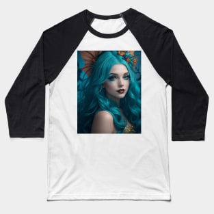 Bat Wing Mermaid Baseball T-Shirt